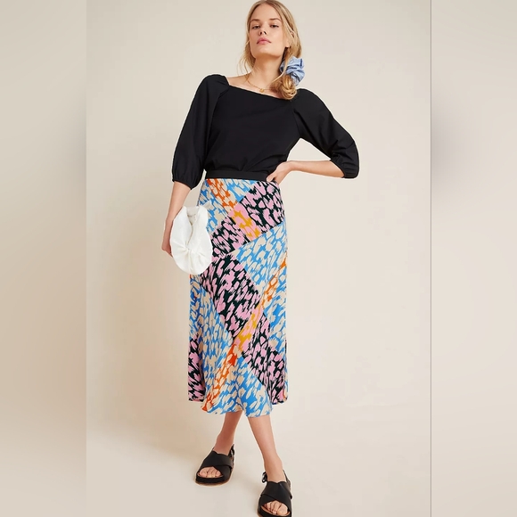 Corey Lynn Calter Bias Midi Slip Skirt SzXL - Picture 7 of 11